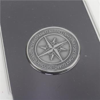 2009 Boeing Challenge Coin Salute To The Armed Forces