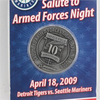 2009 Boeing Challenge Coin Salute To The Armed Forces