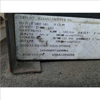 2009 Johnston Street Sweeper (Brooklyn, NY 11214)