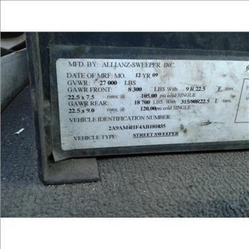 2009 Johnston Street Sweeper (Brooklyn, NY 11214)