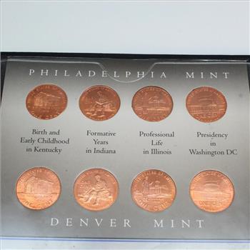 2009 Lincoln Penny Collection And Tokens