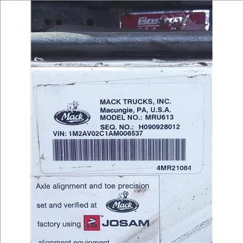 2010 Mack MRU613 (Staten Island, NY 10309)