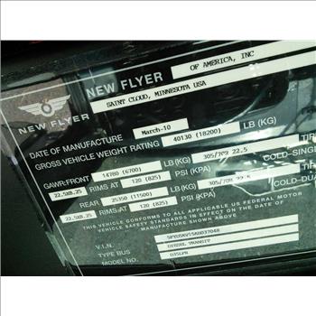 2010 New Flyer D35LFR (Hartford, CT 06114)