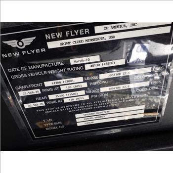 2010 New Flyer Low Floor Re-styled (Hartford, CT 06114)