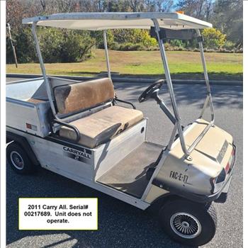 2011 CarryAll Club Car VC # 00217689 (Orlando, FL 32825)