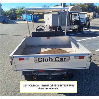 2011 CarryAll Club Car VC # 00217689 (Orlando, FL 32825)