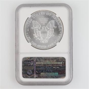 2011-S MS70 American Eagle Fine Silver Dollar 1oz NGC Graded