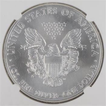 2011-S MS70 American Eagle Fine Silver Dollar 1oz NGC Graded