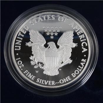 2011-w US American Eagle Fine Silver Proof 1oz Coin With COA
