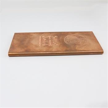 2012 USA Fine Copper 1 Lb. Bar