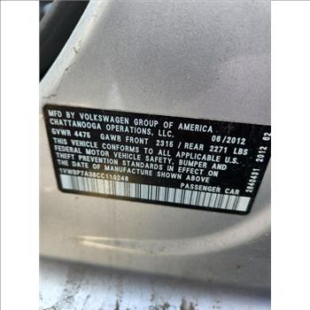 2012 Volkswagen Passat (Jamaica, NY 11430)