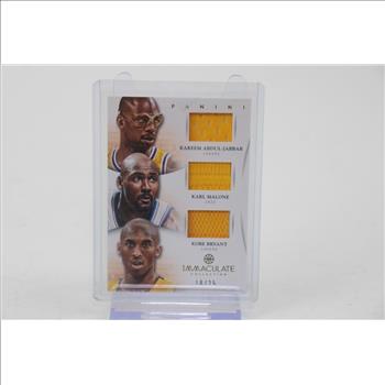 2012-13 Panini Immaculate Collection Kareem/Malone/Kobe #21 18/25