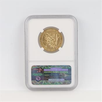 2012-W MS70 First Spouse Caroline Harrison Fine Gold $10 1/2oz NGC Graded