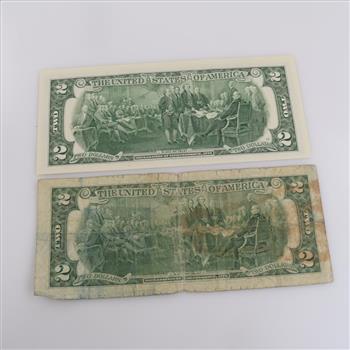 2013 & 2017-A US Federal Reserve $2 Notes, 2 Pieces