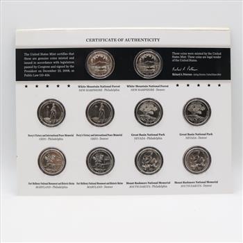 2013 America The Beautiful Quarters Uncirculated Coin Set