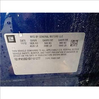 2013 Chevrolet Cruze (Hartford, CT 06114)