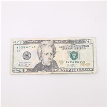 2013 US Federal Reserve Note 20 Dollars