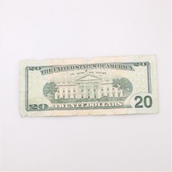 2013 US Federal Reserve Note 20 Dollars