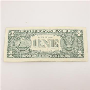 2013 US One Dollar Federal Reserve Note