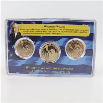 2013 US Woodrow Wilson Presidential Coin Set