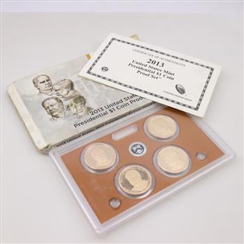 2013 USA Mint Presidential 1 Dollar Coin Set with COA