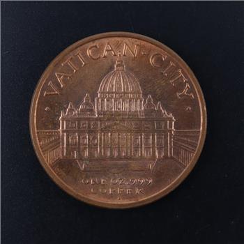 2013 Vatican City Fine Copper 1 Oz Round