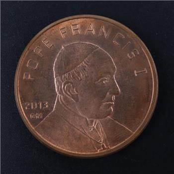 2013 Vatican City Fine Copper 1 Oz Round