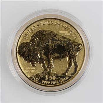 2013-W American Buffalo Fine Gold $50 Proof Coin 1 Troy Oz W/COA