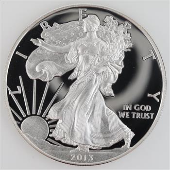 2013-W US American Eagle Fine Silver Proof Dollar 1oz