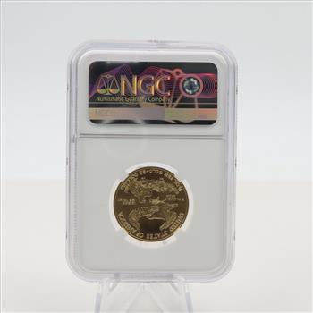 2014 MS70 American Eagle 25 Dollar 1/2oz Gold Coin NGC Graded