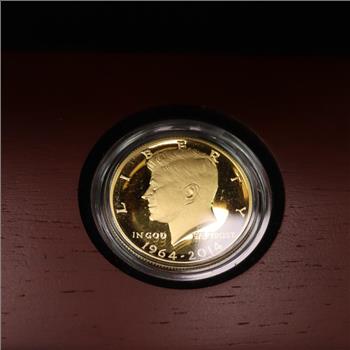 2014-W Kennedy Half Dollar Fine Gold Coin
