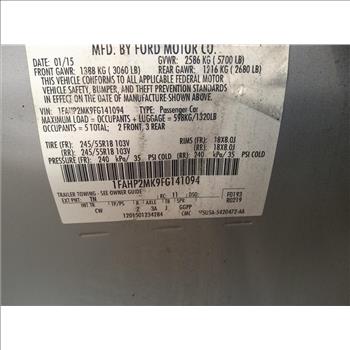 2015 Ford Taurus (Hartford, CT 06114)