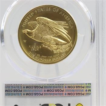 2015-W MS70 High Relief American Liberty Gold 100 Dollar 1oz Fine Gold Coin PCGS Graded