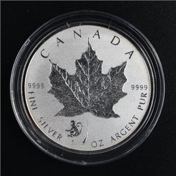 2016 Canada Maple Leaf Reverse Proof Fine Silver 5 Dollars 1oz