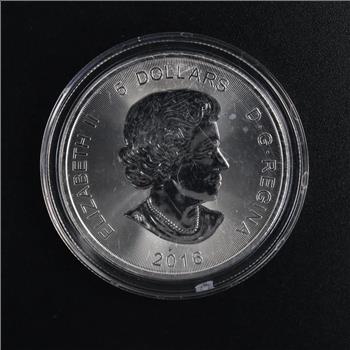 2016 Canada Predator Series Cougar Fine Silver 5 Dollars 1oz