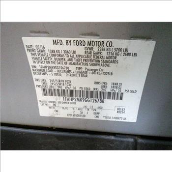 2016 Ford Interceptor (Hartford, CT 06114)