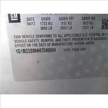 2017 Chevrolet Cruze (Hartford, CT 06114)