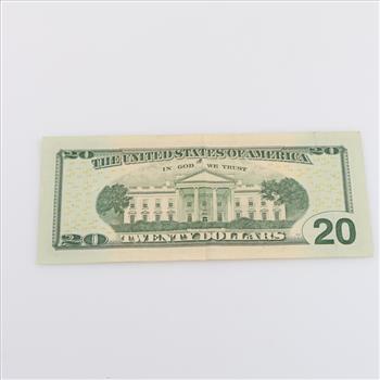 2017 US Federal Reserve Note 20 Dollars