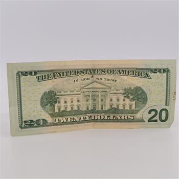 2017-A US Federal Reserve Note 20 Dollar Bill