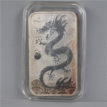 Rectangular Dragon 2018 Australian Rectangular Dragon 1 Oz Bar | Property Room