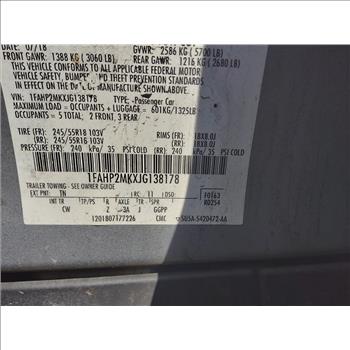 2018 Ford Taurus (Hartford, CT 06114)