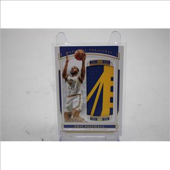2019-20 National Treasures Basketball Eric Paschall Patch #RJM-EPS /25