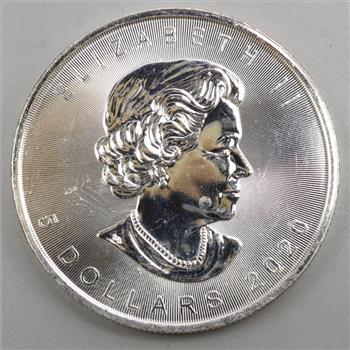 2020 Canadian Fine Silver Maple Leaf 5 Dollars 1oz