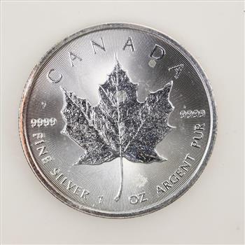 2020 Canadian Fine Silver Maple Leaf 5 Dollars 1oz