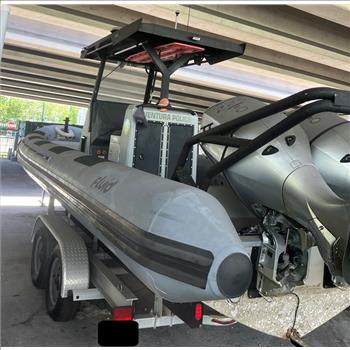 2020 Fluid Patrol 29' Boat w/2019 Continental Trailer (Aventura, FL 33180)