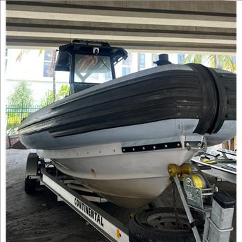 2020 Fluid Patrol 29' Boat w/2019 Continental Trailer (Aventura, FL 33180)