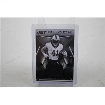 2021 Black Football Jet Black Alvin Kamara /125 #JBM-AK