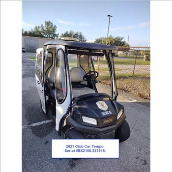 2021 Club Car Security Cart VC# 00229821 (Kissimmee, FL 34744)