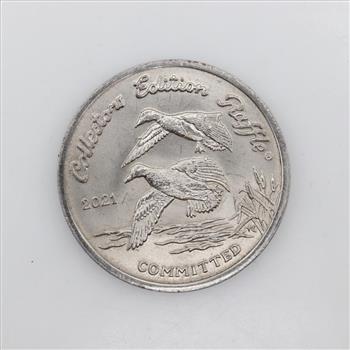 2021 Ducks Unlimited Collectors Edition Raffle Coin Token