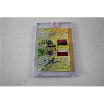 2021 Illusions Football Justin Fields Trey Sermon #RR6 /20 DUAL AUTO